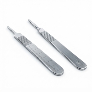 Professional No. 3 Surgical Scalpel Detachable Handle Long-Lasting Steel Blade Holder Easy Grip Manual Power by optitech - Product Image 1