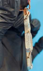 Colgante de cruz de moissanita totalmente engastado, estilo HipHop, de fe cristiana, joyería de moda para raperos, colgante religioso para regalo - Product Image 4