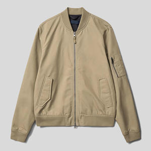 Men Winter Casual Bomber <b>Jacket</b> Anti-Bacterial Breathable Quick Dry <b>Fleece</b> <b>Thick</b> Woven Polyester Zipper OEM Manufacturer Outwear - Product Image 1