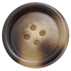 Boutons de costume noirs vierges en corne de buffle naturelle véritable, 4 trous, écologiques, pour costumes homme, authentiques et faits à la main - Product Image 5