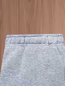 Ensemble de 2 sweats à capuche pour enfants, vêtements décontractés tendance pour la vie quotidienne, confortables en polyester/coton - Product Image 4