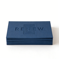 Individuelle Luxus-Visitenkarten mit Logo-Druck auf Edelpapier & Karton mit Offsetdruck für Kleinunternehmen zur Markenförderung