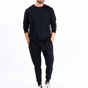 Conjunto Deportivo Informal de Invierno para Hombre, Unisex, 2 Piezas, 100% Algodón, Felpa Transpirable, Venta al Por Mayor OEM a Bajo Precio - Product Image 1