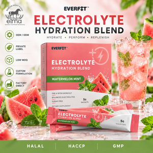 Elma Food Electrolyte Powder <b>1KG</b> Zero <b>Sugar</b> Added 50 Servings Hydration Mineral Replenishment Formula GMO Free Adult Muscle Whey - Product Image 1