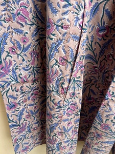 Vestido de Algodón Indio Estampado a Mano 2026, Superventas, 100% Bordado Floral, Túnica Informal, Vestido Largo a Precio de Fábrica - Product Image 2