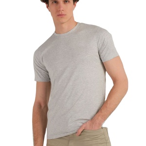 T-shirt unisexe pour homme imprimé sur mesure, 100 % coton, motif uni, vente en gros directe d'usine - Product Image 3