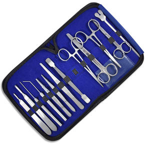 Medical Student Training Kit Reusable Surgical Instruments Skin Simulation Silicone <b>Pad</b> Suture <b>Practice</b> Set By Grip Surgical - Product Image 1