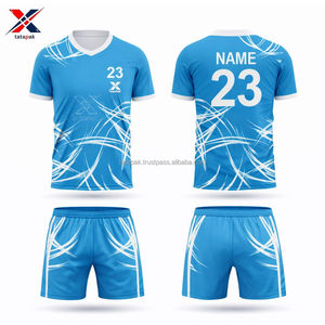 Uniformes de Fútbol de Alto Rendimiento, Cortos, Transpirables, Ligeros, Hechos de Poliéster, Unisex para Adultos, Nombre y Número Personalizados, Uniformes de Equipo 7V7 - Product Image 4