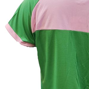 เสื้อโปโลสีเขียวชมพู Dri Fit สำหรับผู้หญิง แขนสั้น เสื้อกีฬาปักตัวอักษร สไตล์ลำลอง ชุดกอล์ฟ ชุดทีม แฟชั่น - Product Image 3