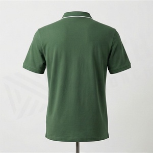 เสื้อโปโลผู้ชายผ้าคอตตอนผสมสแปนเด็กซ์คุณภาพสูง สกรีนโลโก้ตามสั่ง สวมใส่สบายๆ แบบลำลอง ซิป ¼  ระบายอากาศได้ดี เหมาะสำหรับเล่นกีฬา - Product Image 2