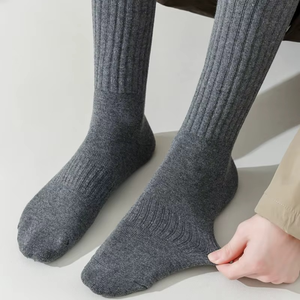 Premium Everyday Knit Crew <b>Socks</b> <b>Soft</b> Touch Fabric Comfortable Stretch Fit Daily Wear Clothing Accessory Essential Product - Product Image 6