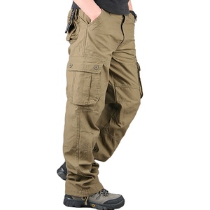 Mens Utility <b>Cargo</b> <b>Pants</b> Premium Cotton Construction Loose Fit Outdoor Trousers for Travel <b>Work</b> and Daily Wear - Product Image 2