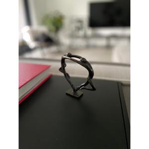 Modern Abstract <b>Couple</b> Sculpture Bronze Finish Decorative Figurine for Home Garden Decoration Supply Display Customizable Figure - Product Image 6