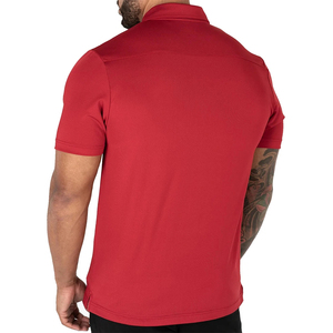 Camiseta Elegante de Manga Corta para Hombre, de Alta Gama, Antiarrugas, 100% Poliéster, Bordada y Estampada - Product Image 3