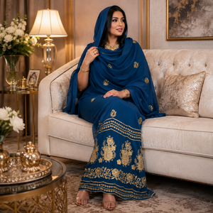 Tissu brodé en voile de coton 100% sudanais Toub |   Matériaux de confection de vêtements traditionnels pour des tenues élégantes et la mode culturelle - Product Image 3