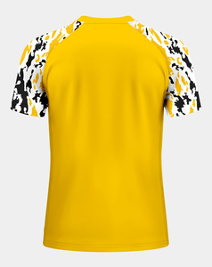 Camiseta de Fútbol Amarilla Personalizada para Hombre, Manga Corta, Cuello Redondo, Estampado de Camuflaje, Absorbe la Humedad, Ajuste Atlético, Ropa para Todas las Temporadas - Product Image 2