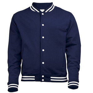 Chaqueta Varsity Estilo Béisbol para Hombre, Material Suave y Duradero, Diseño con Ribetes Acanalados, Cierre Frontal con Broches, Ropa de Moda para Uso Diario - Product Image 4