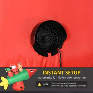 Christmas Snowman Inflatable Outdoor Holiday Yard Decorations Festive Christmas Decor for Your Home or Garden - Product Image 6