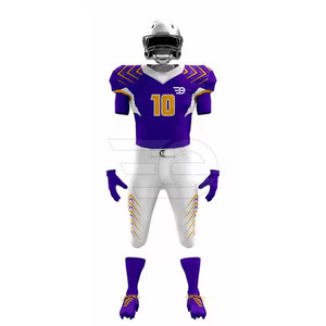 Uniforme de football américain personnalisé Elite, manches courtes, léger, équipement d'entraînement pour joueurs, hommes - Product Image 2