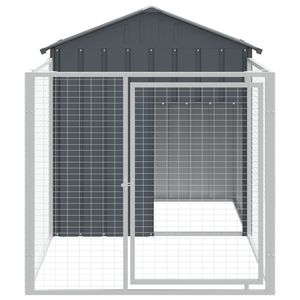 46.1 antracite "x 79.1" x 48.4 "casa per cani in acciaio zincato con case e mobili per animali domestici - Product Image 3