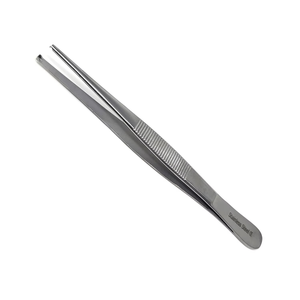 Pinzas de Acero para Disección Fabricadas en Pakistán, las Más Vendidas, con Punta Serrada de 2 cm para Agarrar Tejidos - Product Image 1