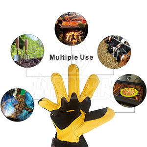 Guantes de soldadura de primera calidad, diseñados para actividades industriales y de taller diarias. - Product Image 6