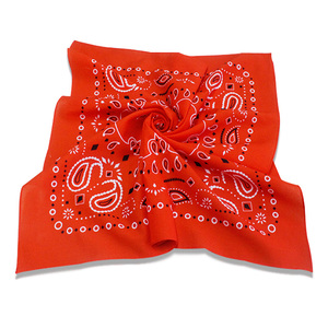 Bandana personnalisée imprimée avec logo classique, en coton, design de foulard personnalisé, style décontracté toutes saisons, tissu en polyester - Product Image 3