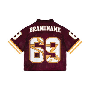 Camiseta Deportiva de Fútbol con Estampado de Sublimación Personalizado, Transpirable, de Manga Corta, Estilo Urbano, Retro Americano - Product Image 4