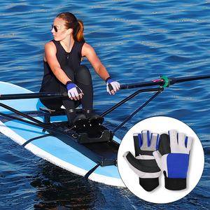Gants de navigation personnalisés demi-doigts pour hommes et femmes, professionnels, légers, en polyester, protection UV, respirants - Product Image 4