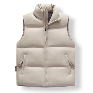 Mens <b>Leather</b> Waist <b>Jacket</b> <b>Sleeveless</b> Faux <b>Leather</b> <b>jacket</b> 2026 - Product Image 1