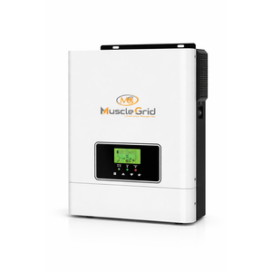อินเวอร์เตอร์พลังงานแสงอาทิตย์ MuscleGrid 3KW 24V แบบออฟกริด (3200VA) คลื่นไซน์บริสุทธิ์ พร้อมระบบ MPPT ในตัว ไม่มีหม้อแปลง รองรับแบตเตอรี่ LiFePO4 3.6KW 12KW - Product Image 5