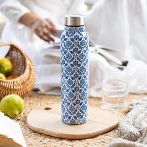 Stainless Steel Water Bottle Leak Proof BPA Free Reusable Drinking Bottle for School Office Home Gym <b>Travel</b> <b>Fridge</b> Friendly - Product Image 2