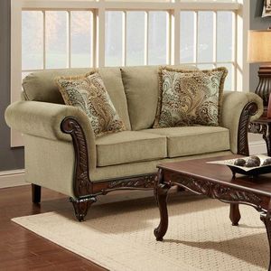 Traditional Luxury <b>Sofa</b> Solid <b>Wood</b> Exposed <b>Frame</b> Front Apron Side Panels Decorative Furniture <b>Wood</b> Components OEM - Product Image 1