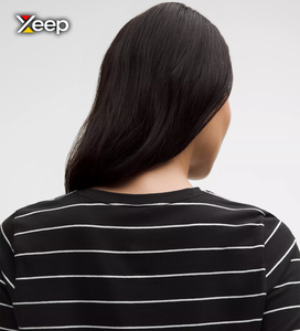 เสื้อยืดออกกำลังกายผู้หญิง XEEP แบบสบายๆ น้ำหนักเบา ทรงหลวม แขนสั้น ระบายอากาศดี คอวี ปักลายตัวอักษร - Product Image 3