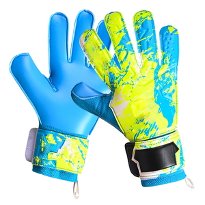 Guantes de Portero de Fútbol AAFZA SOCCER, Diseño Moderno y Atractivo, Impresos, de Cuero Resistente, Antideslizantes, Unisex - Product Image 4