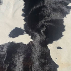 Alfombra de piel de vaca suave, auténtica piel de vaca, tapete de cuero para sala de estar, dormitorio, decoración interior rústica - Product Image 4