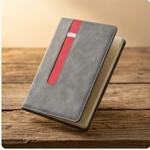 Aurelux <b>A5</b> Pen Loop Front Cover Premium <b>Diary</b> with Custom Logo UV/Screen Printing Multicolor for Corporate Use - Product Image 4