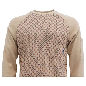เสื้อเชิ้ตแขนสั้นผ้าถักโพลีเอสเตอร์/คอตตอนพิมพ์ลายดิจิทัลสำหรับผู้ชาย ทนไฟ ป้องกันไฟ แห้งเร็ว เหมาะสำหรับฤดูร้อน สวมใส่สบาย - Product Image 5