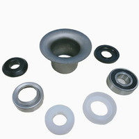 Boîtier de roulement de rouleau transporteur de haute qualité TK/TKII/DTII 6204 6205 6305 6306, pièces de capuchon d'extrémité de roulement en acier au carbone