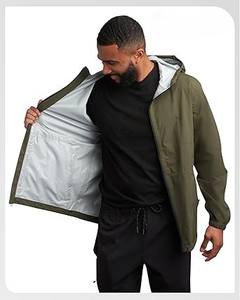 Chaqueta Deportiva para Hombre 2026 con Cremallera, Capucha y Diseño de Parches, Chaqueta de Golf de Alta Visibilidad - Product Image 6