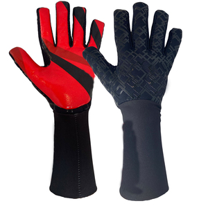 Football Goalkeeper Gloves PU <b>Full</b> Finger Non <b>Slip</b> Breathable Silicone Printing Unisex - Product Image 2