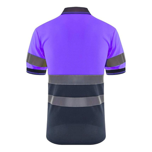 Cintas Reflectantes de Alta Visibilidad para Ropa de Trabajo, Transpirables, de Poliéster, para Construcción, Personalizables, Precio al por Mayor, Color Morado, Seguras - Product Image 3