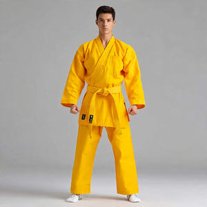 Uniforme d'arts martiaux 100% coton pour hommes, qualité supérieure, vente en gros, uniforme de karaté pour adultes, combattant de boxe, costume de karaté pour hommes - Product Image 1