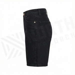 Shorts de Mezclilla Premium para Mujer, Pantalones Cortos Casuales Personalizados, Diseño Moderno y Desgastado, Cómodos para el Verano, con Cintura con Logotipo - Product Image 3