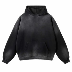 Sudadera con Capucha Estilo Streetwear con Lavado Ácido, Algodón Grueso, Corte Holgado, Logotipo Personalizado para Marcas de Moda Estadounidenses, MOQ Bajo - Product Image 5