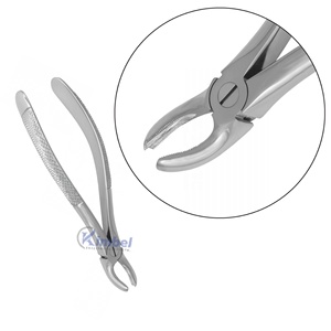 Pinzas de extracción de patrón inglés con mango de diseño ergonómico para fuente de alimentación manual molar superior derecha - Product Image 3