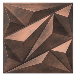 <b>Solid</b> Teak <b>Wood</b> 3D Wall Panel Distressed Finish - Wholesale Handcrafted Wall Art - Product Image 2