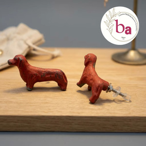 Ba Cast Iron Dog Shape Modern Cabinet Knob Novelty Handle for Dresser Wardrobe Bathroom Living Room Easy Installation - Product Image 1