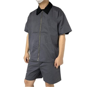 High Quality Custom <b>Embroidery</b> Logo Best Quality Men's Hooded Spring Knee Length Breathable Lightweight Windbreaker Short <b>Set</b> - Product Image 1