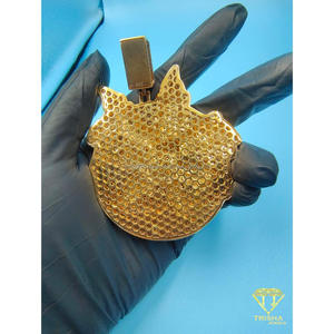 Colgante con diseño de flor en plata de ley 925, joyería de lujo para streetwear. - Product Image 4